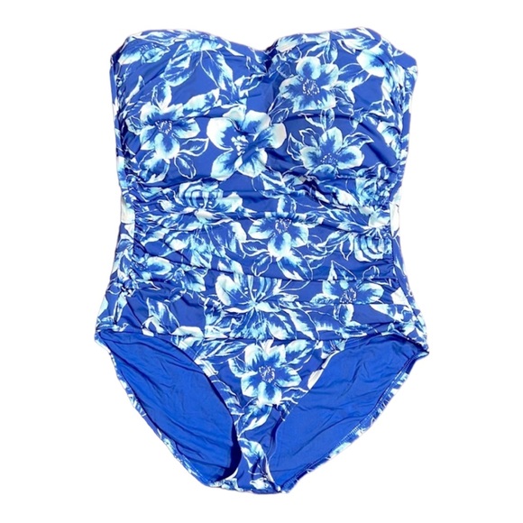 Tommy Bahama Scrolls Shirred Bandeau - Picture 5 of 16